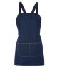 JB's CROSS BACK 65x71 BIB DENIM APRON (WITHOUT STRAP)