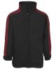 PODIUM KIDS WARM UP JACKET BLACK/DK RED