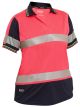 Women's Taped Two Tone Hi Vis V-Neck Polo