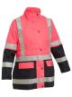 Women's Taped Hi Vis 5 in 1 Rain Jacket