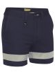 Taped Stretch Cotton Drill Short Short