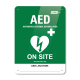 CARDIACT Poly AED On Site Sign 22.5 x 30cm