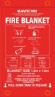 Fire blanket 1.2m x 1.8m