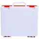 AEROCASE Medium White and Orange Rugged Case 27.5 x 23.5 x 9cm (for AFAK4C)