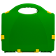 AEROCASE Medium/Large Green and Yellow Neat Plastic Case 34 x 28 x 10cm (for AFAK5P)