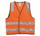 Hi-vis Orange Safety Vest - day/night use