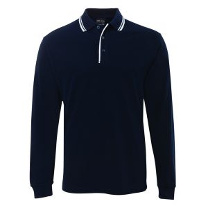JB's L/S C/TRAST POLO