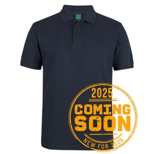 C of C 320G POPCORN COTTON POLO NAVY - 3XS