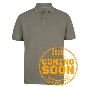 C of C 320G POPCORN COTTON POLO SLATE - 3XS