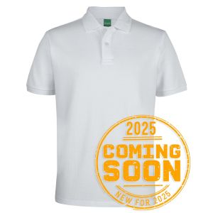 C of C 320G POPCORN COTTON POLO WHITE - 3XS