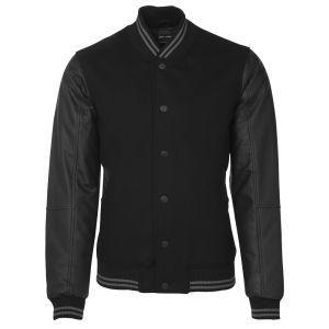 JB's ART LEATHER BASEBALL JACKET