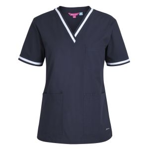 JB's CONTRAST LADIES SCRUBS TOP