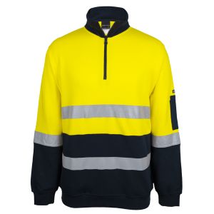 JB's HV 310 (D+N) COTTON 1/2 ZIP FLEECE
