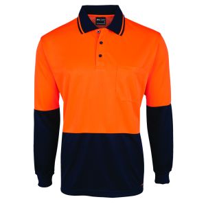 JB's HV 4602.1 L/S JACQUARD POLO