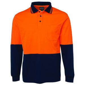 JB's HV L/S COTTON BACK POLO