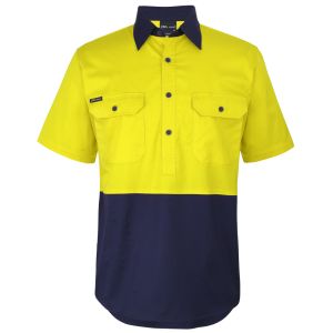 JB's HV CLOSE FRONT S/S 150G WORK SHIRT