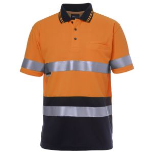 JB's HV S/S NON CUFF (D+N) TRAD POLO