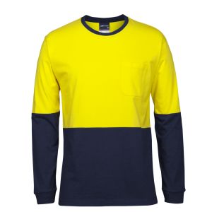 JB's HV L/S CREW NECK COTTON TSHIRT