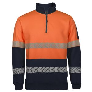JB's HV 1/2 ZIP SEGMENTED TAPE FLEECY