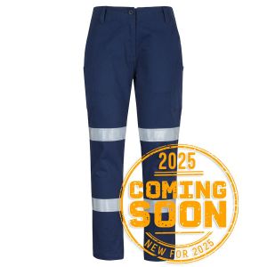 JB's LDS MULTI PKT STRETCH TWILL PANT WITH D+N TAPE NAVY-20