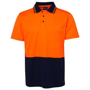 JB's HV NON CUFF S/S COTTON BACK POLO