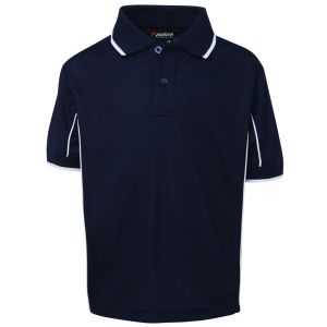 PODIUM KIDS S/S PIPING POLO