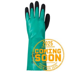 JB's TYPE A NITRILE CHEMICAL GLOVE GREEN/BLACK-M-08
