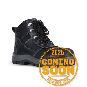 JB's ATRAX ZIP SAFETY BOOT BLACK/GREY -12