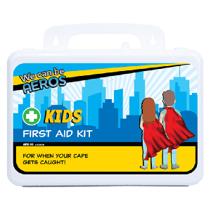 KIDS 2 Series Plastic Waterproof First Aid Kit 21 x 7.5 x 13cm