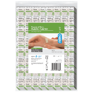 AEROPLAST Plastic Standard Strip 7.2 x 1.9cm Bag/500