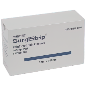 AEROPLAST Wound Closure Strips 6 x 100mm 10 strips/card Box/50