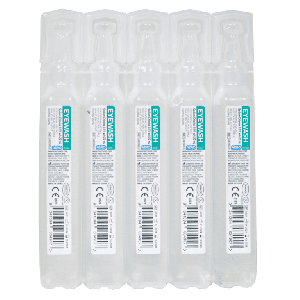 AEROWASH Sodium Chloride Eyewash Ampoule 15ml Box/60