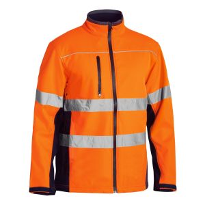 Taped Hi Vis Soft Shell Jacket