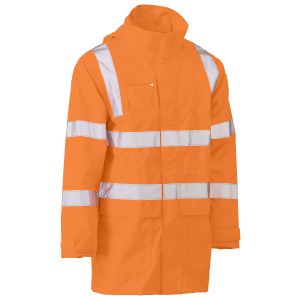 Taped Hi Vis VIC Rail Wet Weather Jacket