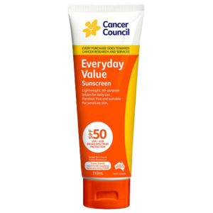 CANCER COUNCIL SPF50 Everyday Value Sunscreen Tube 110mL