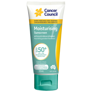 CANCER COUNCIL SPF50+ Moisturising Sunscreen Tube 35mL