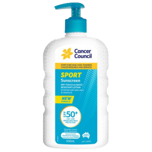 CANCER COUNCIL SPF50+ Sport Sunscreen Pump 500mL