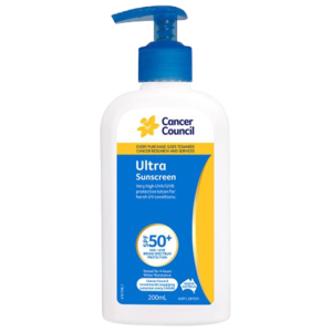CANCER COUNCIL SPF50+ Ultra Sunscreen Pump 200mL