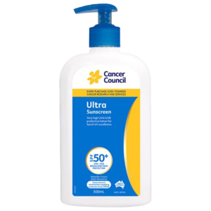 CANCER COUNCIL SPF50+ Ultra Sunscreen Pump 500mL